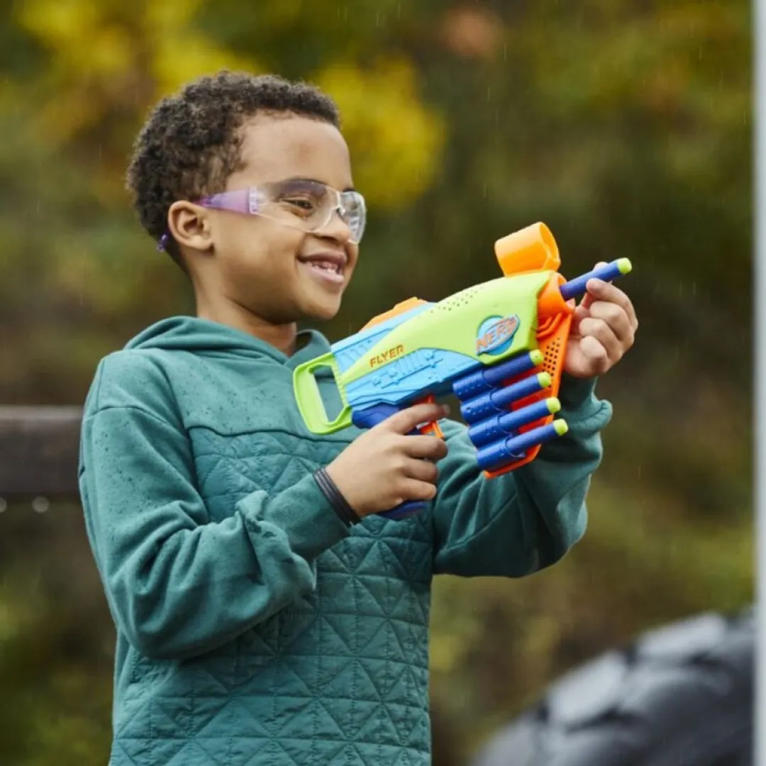 Hasbro Nerf Elite Jr Flyer - 5 Pijlen - Groen