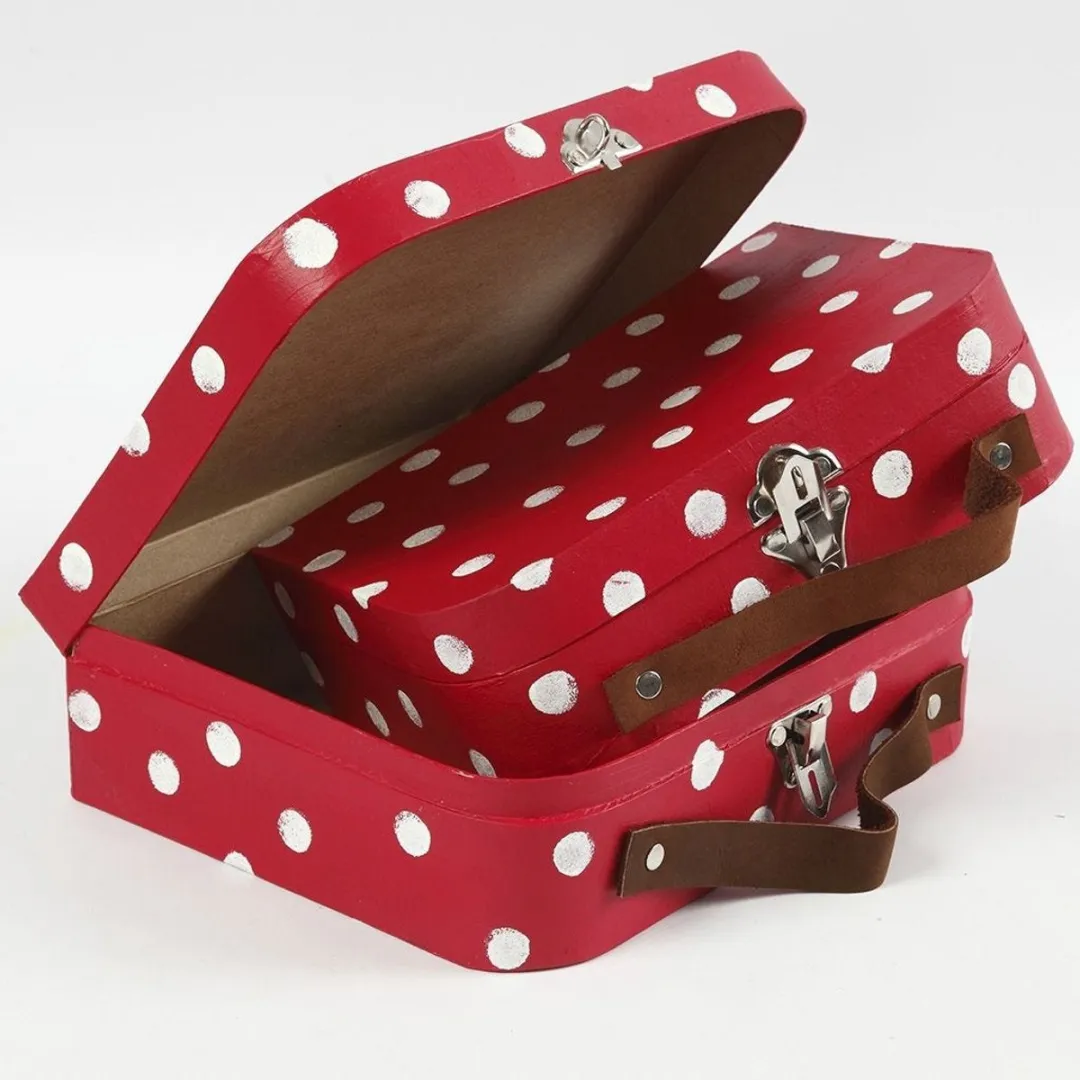 Creativ Company Kofferset - 2 Stuks Blank/Lichtbruin
