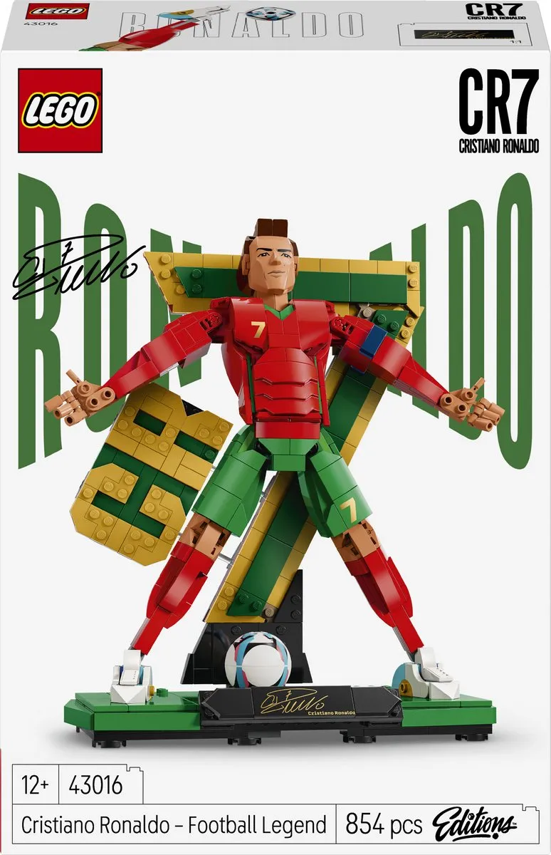 LEGO Editions Cristiano Ronaldo CR7 Bouwpakket 854 Stukken
