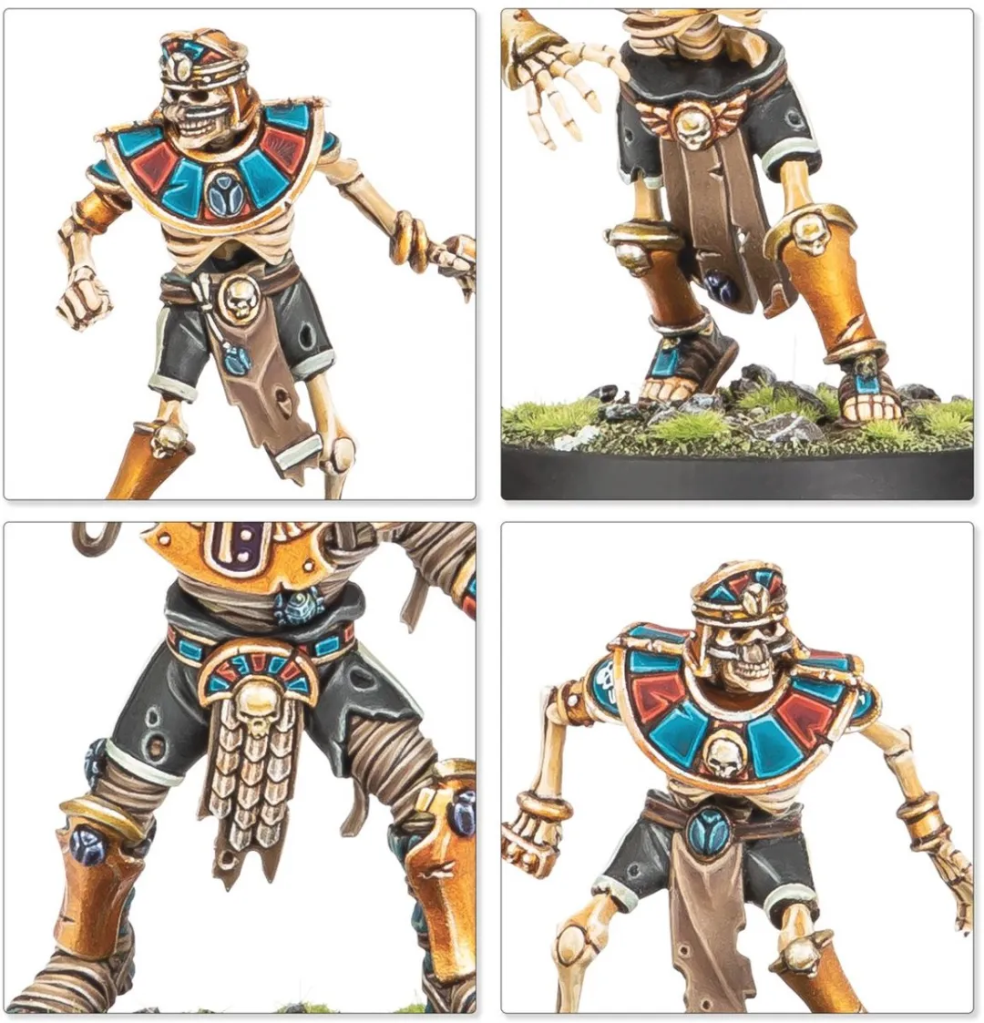 Games Workshop Blood Bowl Tomb Kings Team - 114 Onderdelen