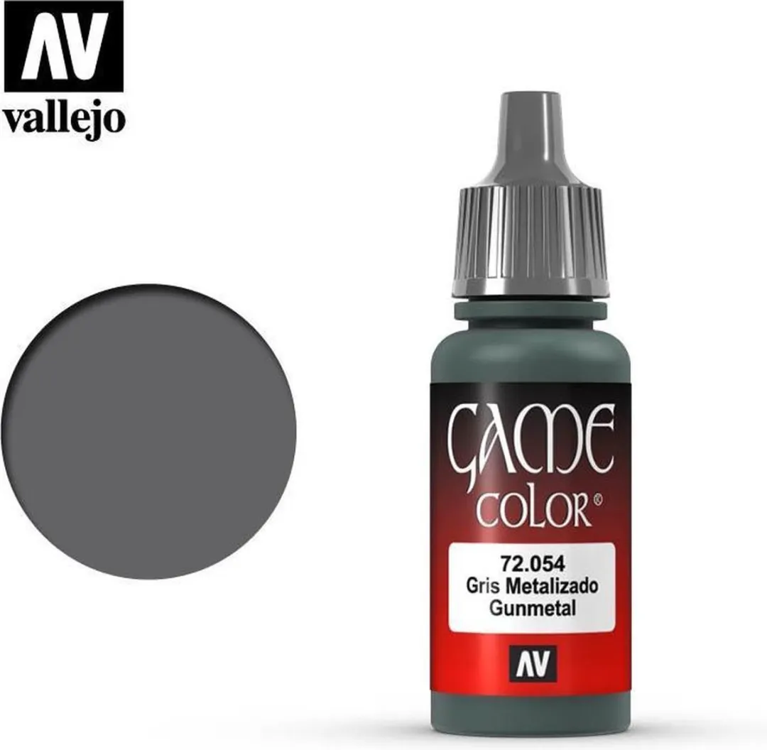 Vallejo Game Color Acrylverf Dark Gunmetal 18ml