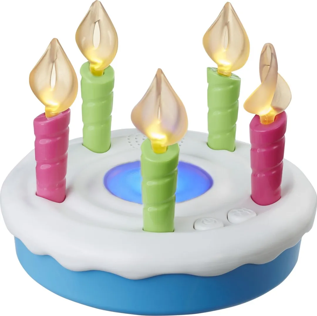 Hasbro Gaming Birthday Blow Out Verjaardagstaart - 5 Kaarsjes - 3x Penlite