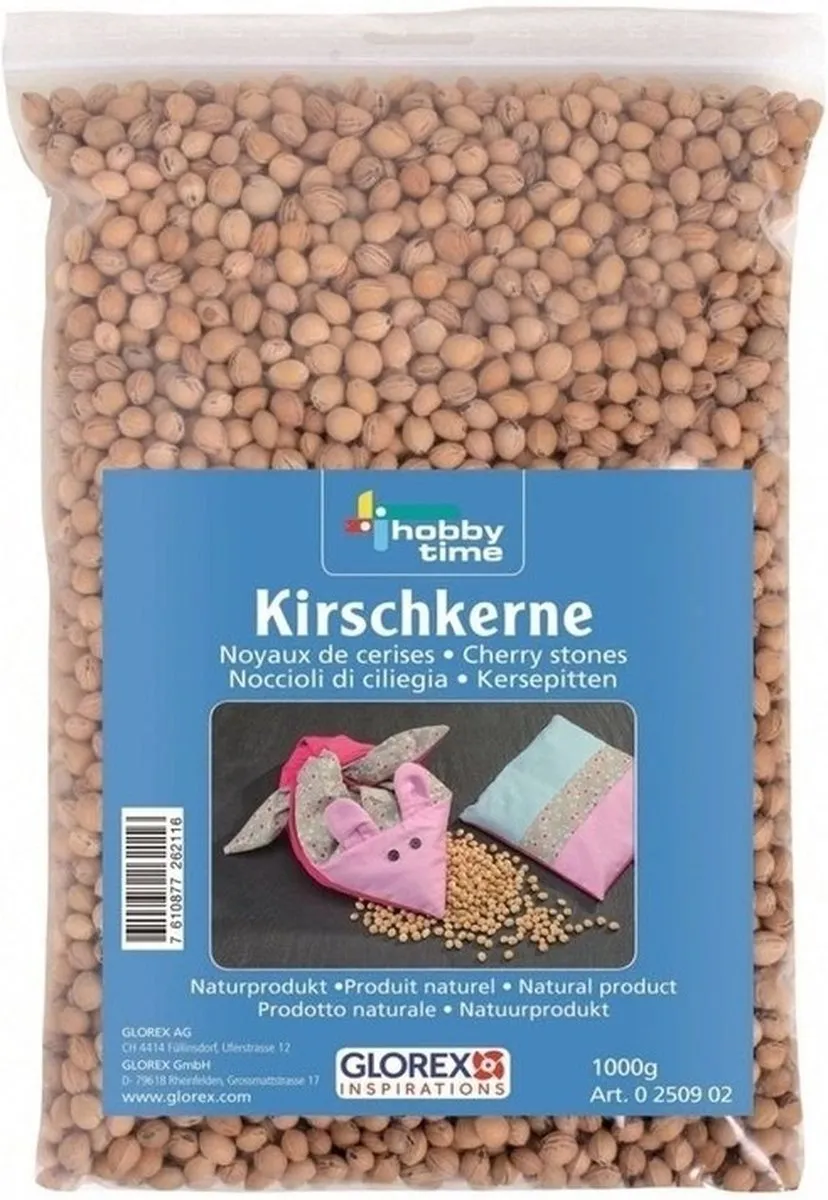 Glorex Hobby Kersenpitten Warmtezak - 4x 1kg - Bruin