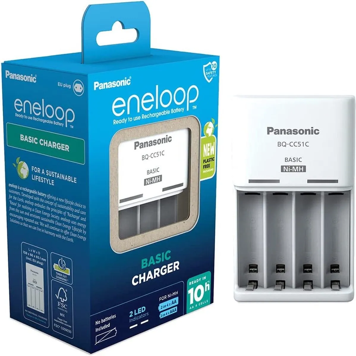 Panasonic Eneloop Basisoplader BQ-CC51E
