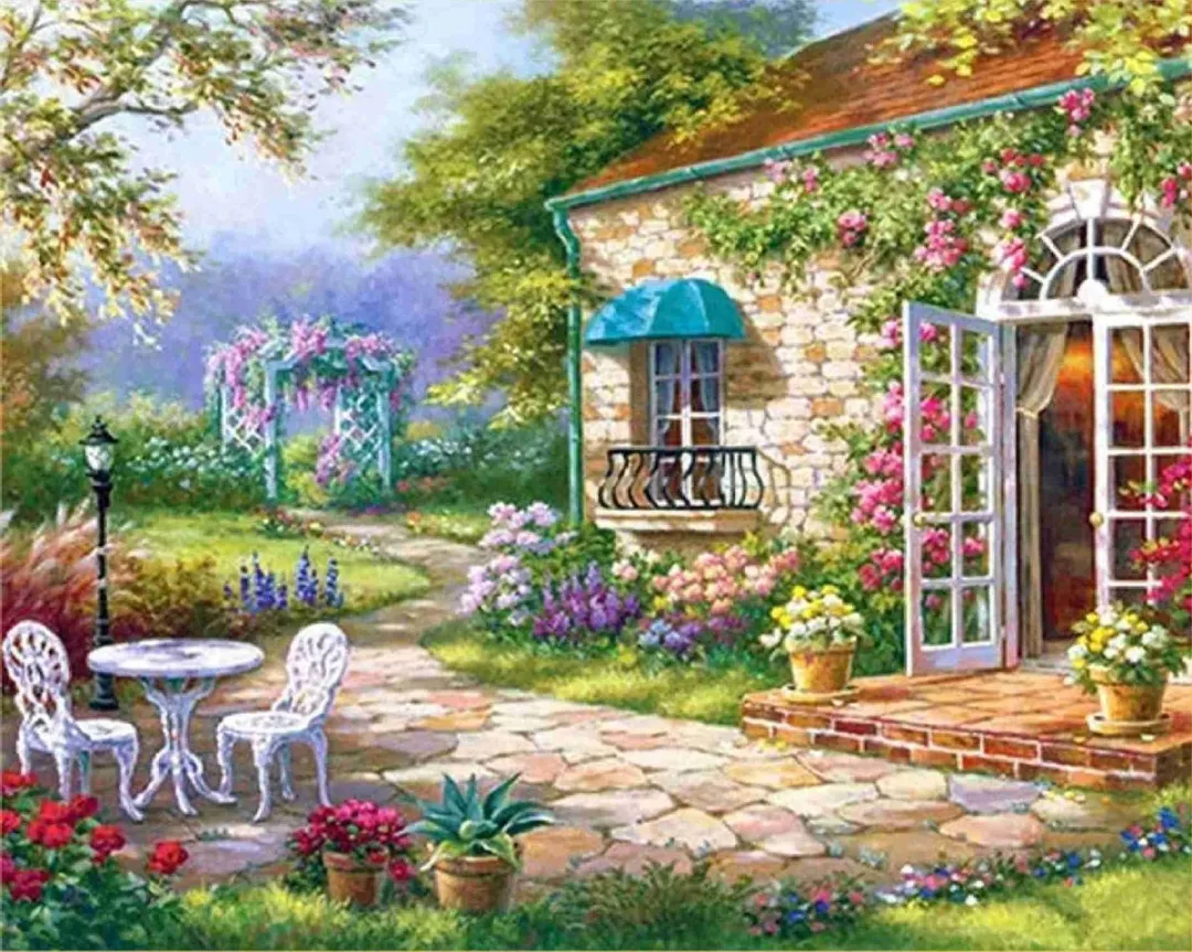 VDTOYS DIAMOND PAINTING VDTD264 Villa 2