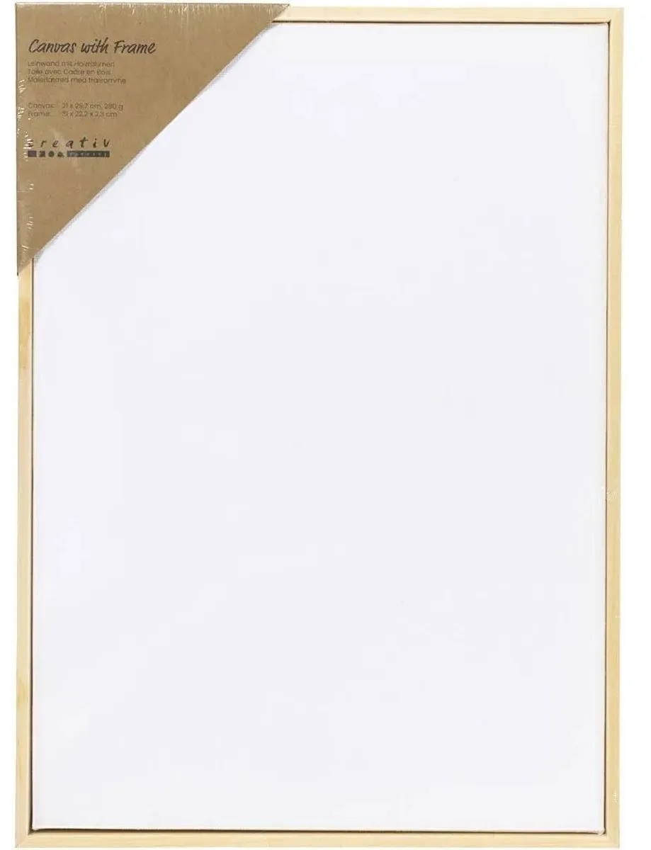 Creativ Company Gespannen Canvas A4 21x29,7cm 280gr - Multicolor