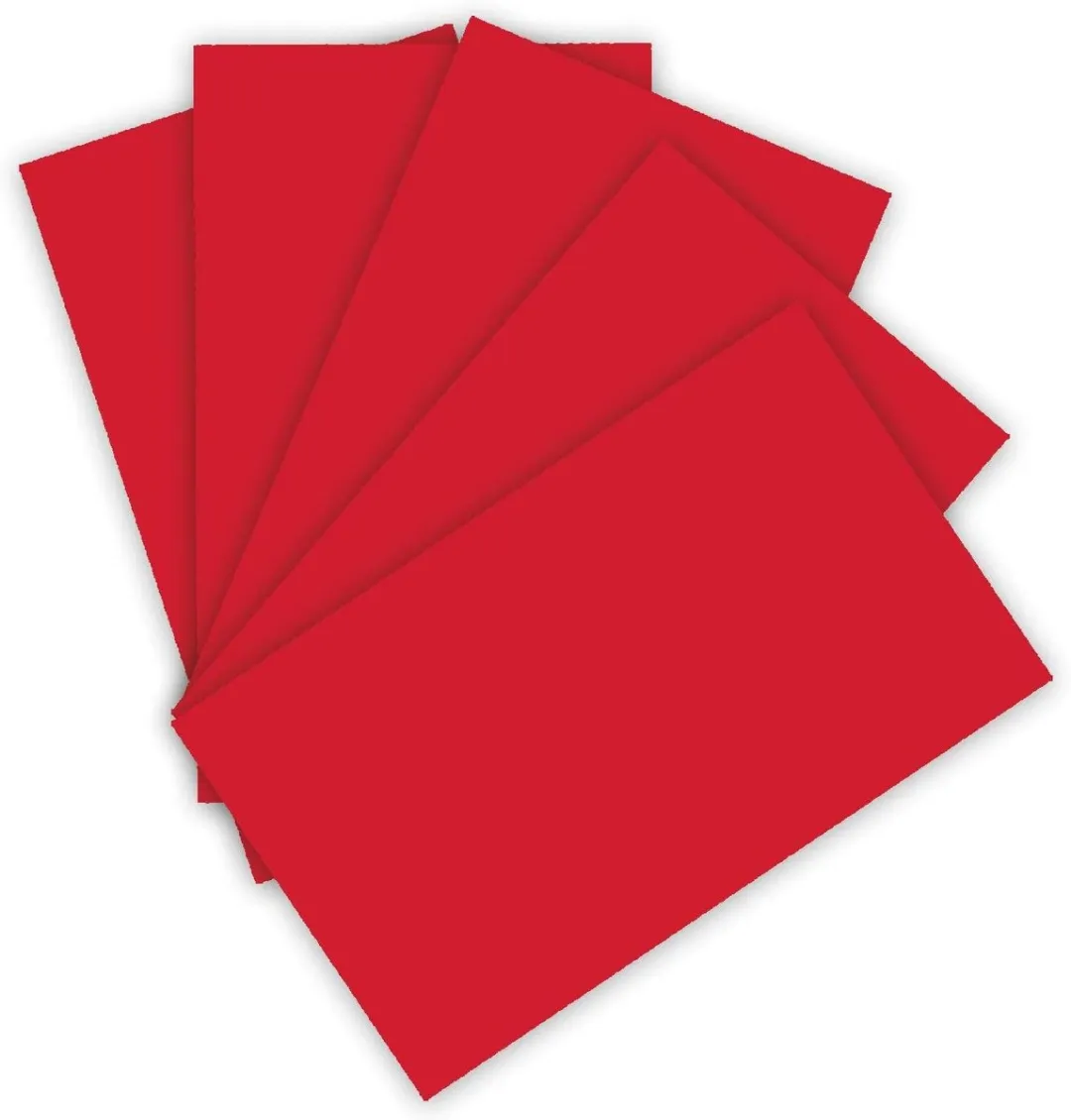 Folia Knutselkarton A4 Rood 220g