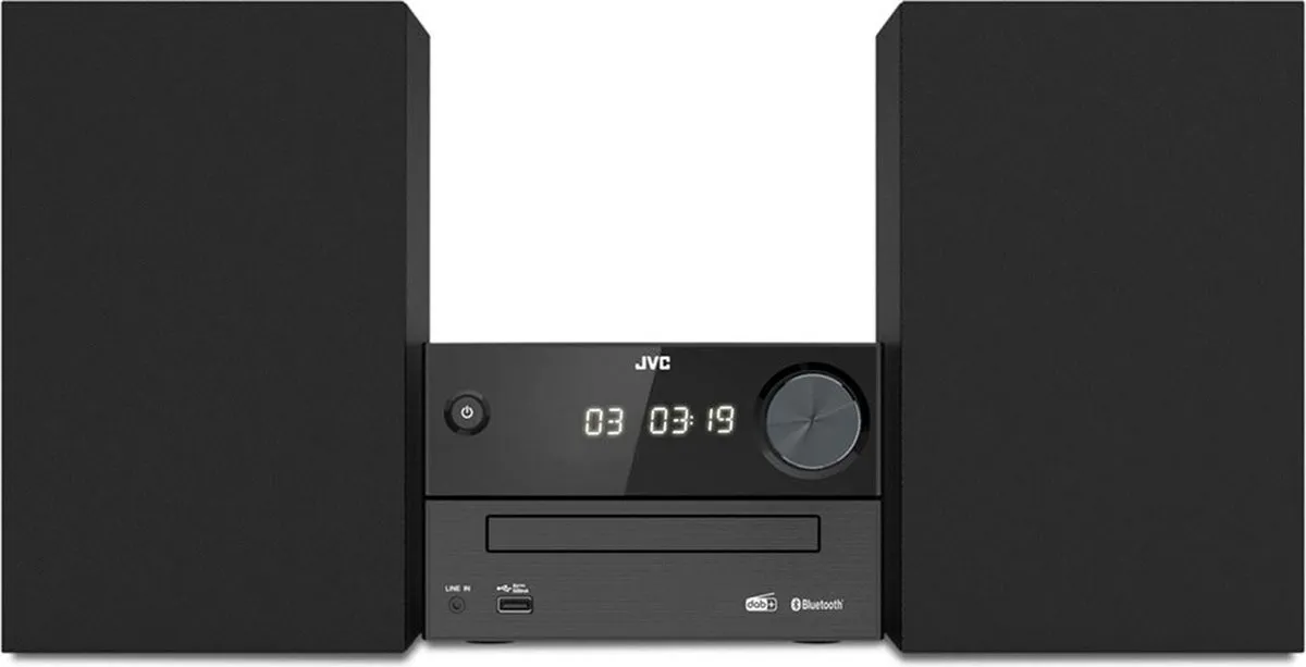 JVC UX-C25DAB Home Audiosysteem - 14W - Zwart