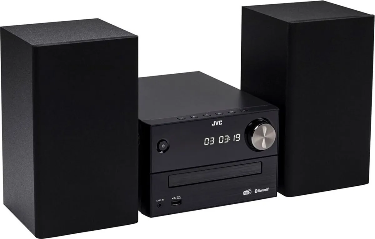 JVC UX-C25DAB Home Audiosysteem - 14W - Zwart