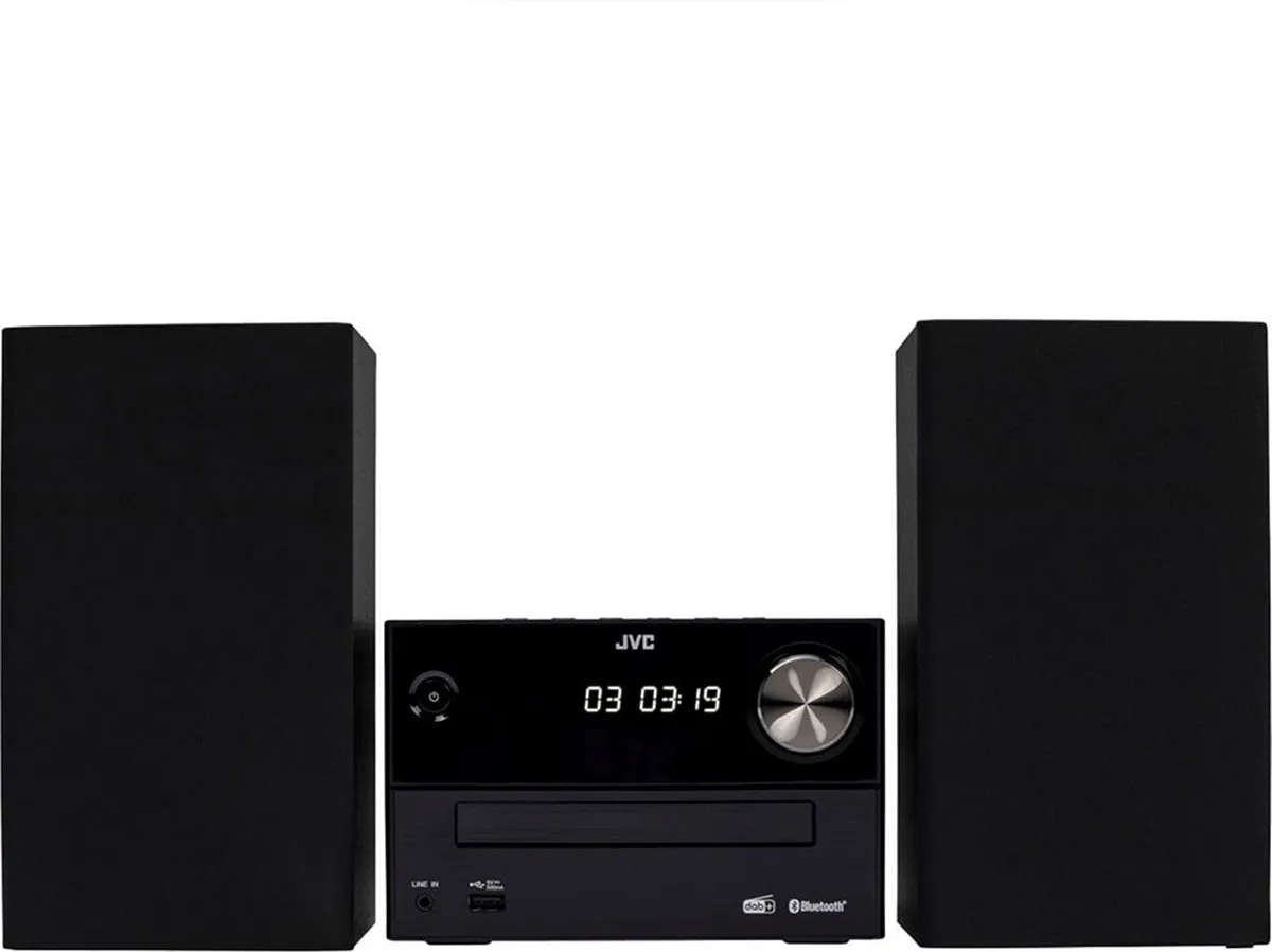 JVC UX-C25DAB Home Audiosysteem - 14W - Zwart