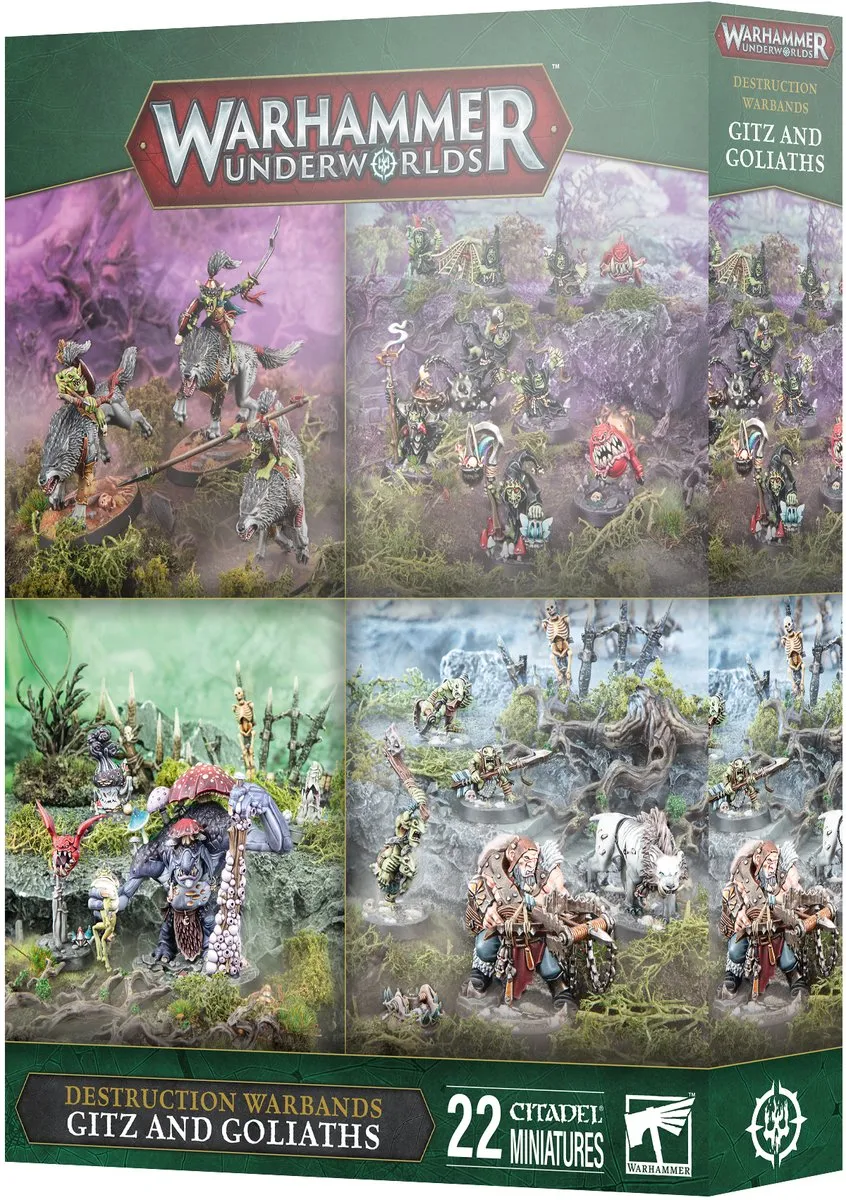 Games Workshop Warhammer Underworlds Gitz and Goliaths