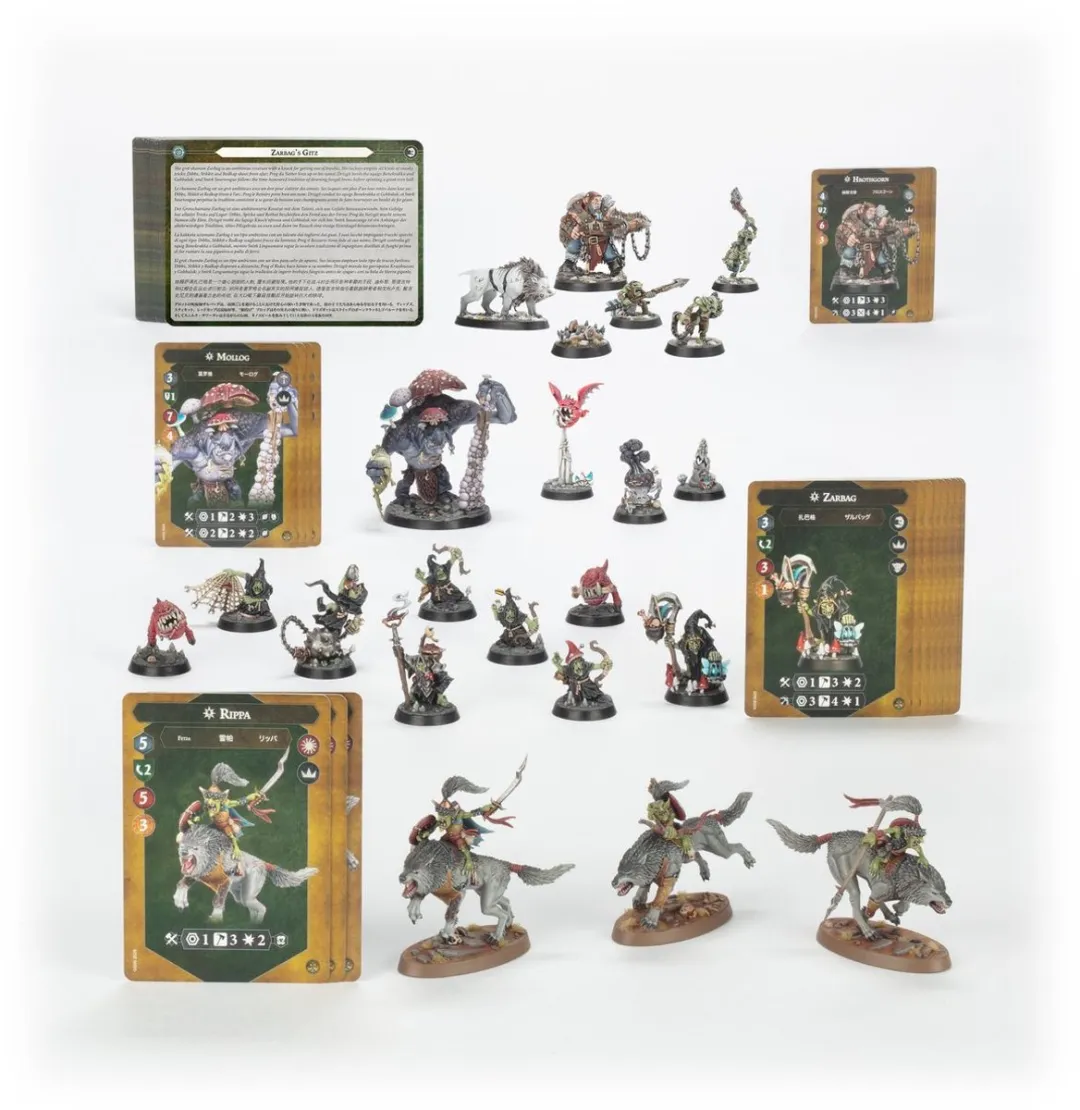 Games Workshop Warhammer Underworlds Gitz and Goliaths - 97 Onderdelen