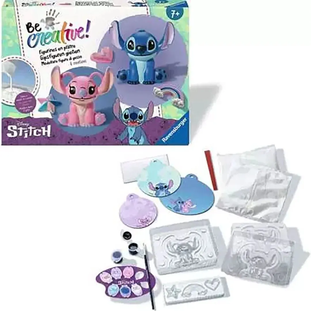 Casio BeCreative Bastelset Gipsgieten Stitch - 8 Stuks Multicolor