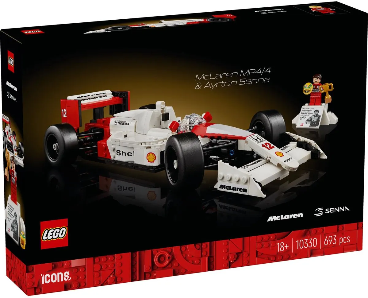 LEGO Icons McLaren MP4/4 10330 - 693 Stukken - 1 Minifiguur