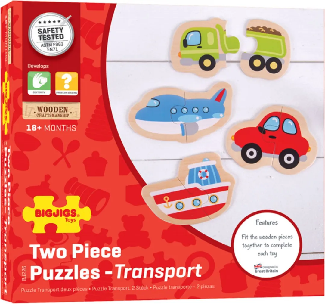Bigjigs Transport Puzzel 1000 Stuks - BJ226 Multicolor