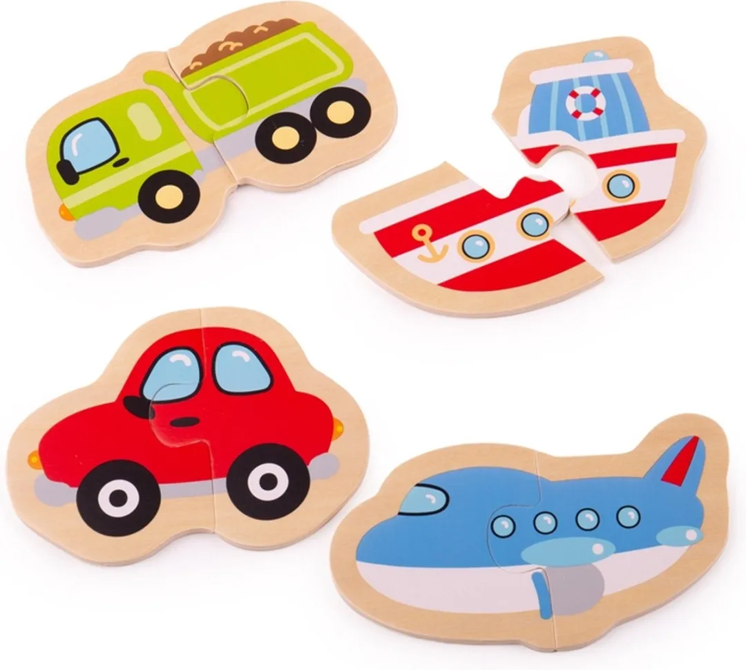Bigjigs Transport Puzzel 1000 Stuks - BJ226 Multicolor