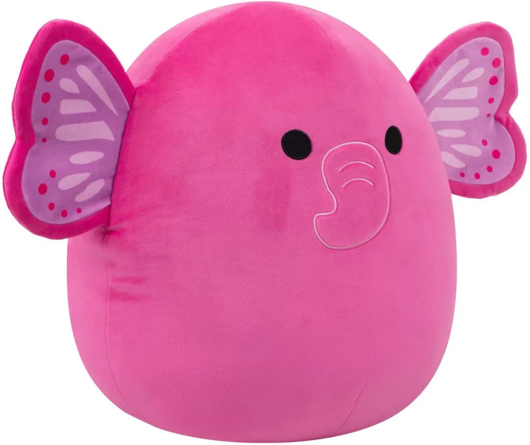 Squishmallows Evelyn Olifant 40cm - Roze