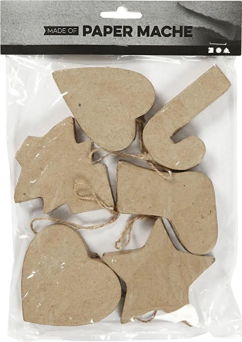 Creativ Company Kersthangers Creotime - 6 Stuks