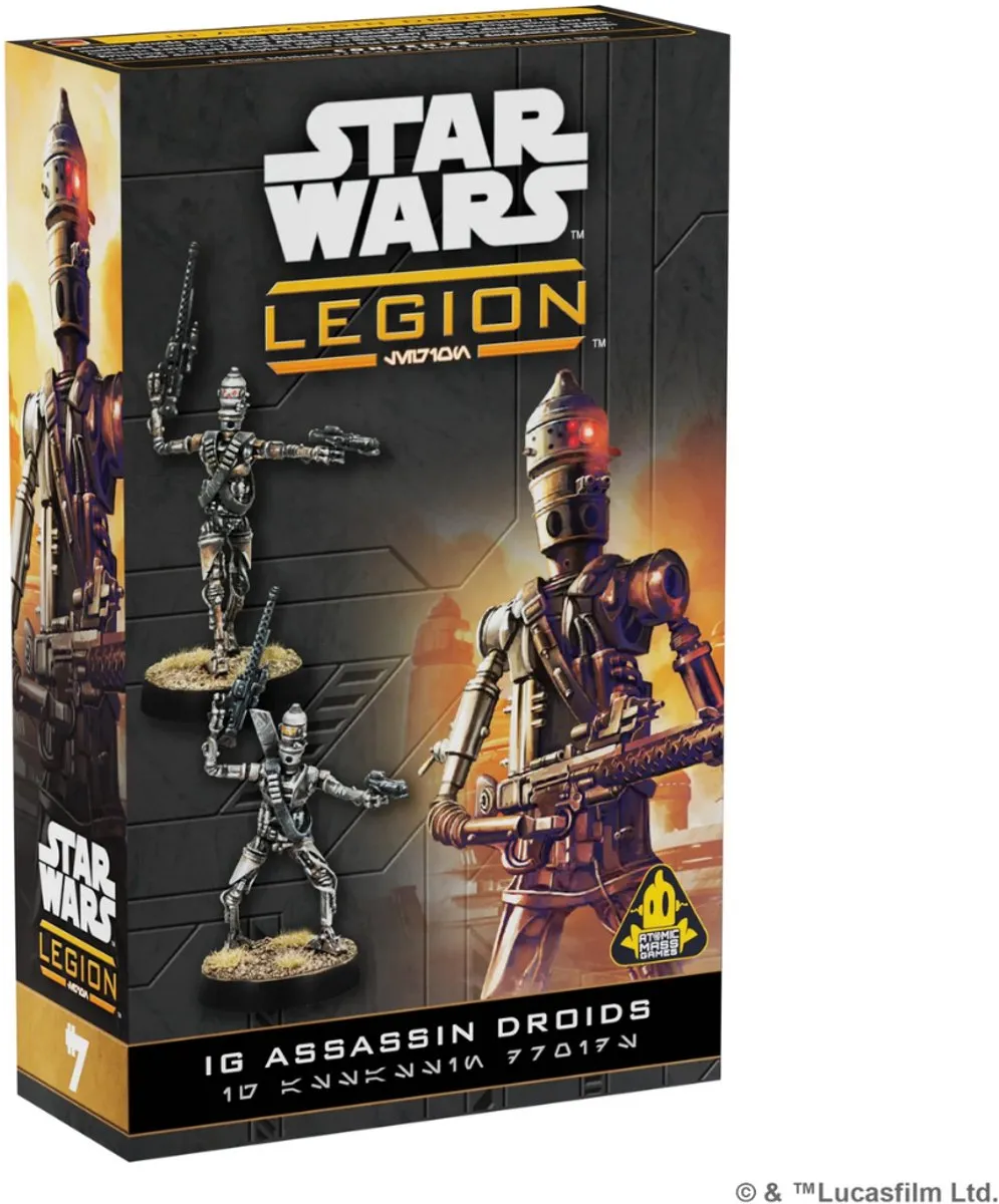 Atomic Mass Games SWQ139 Star Wars Legion IG-Series Assassins - Ongeschilderd
