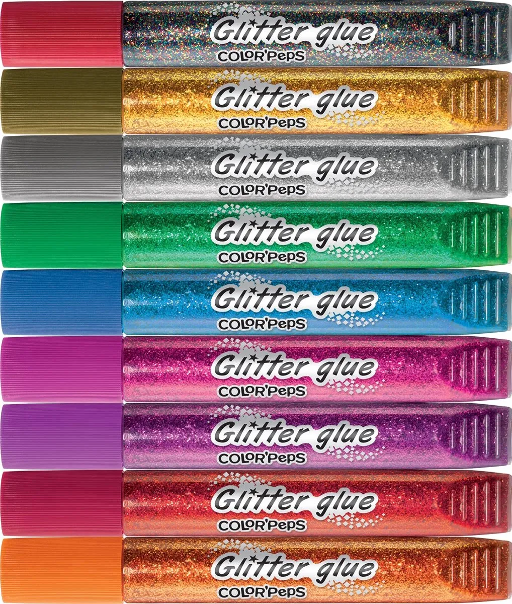 Maped Glitterlijm - 9 Kleuren 10.5ml