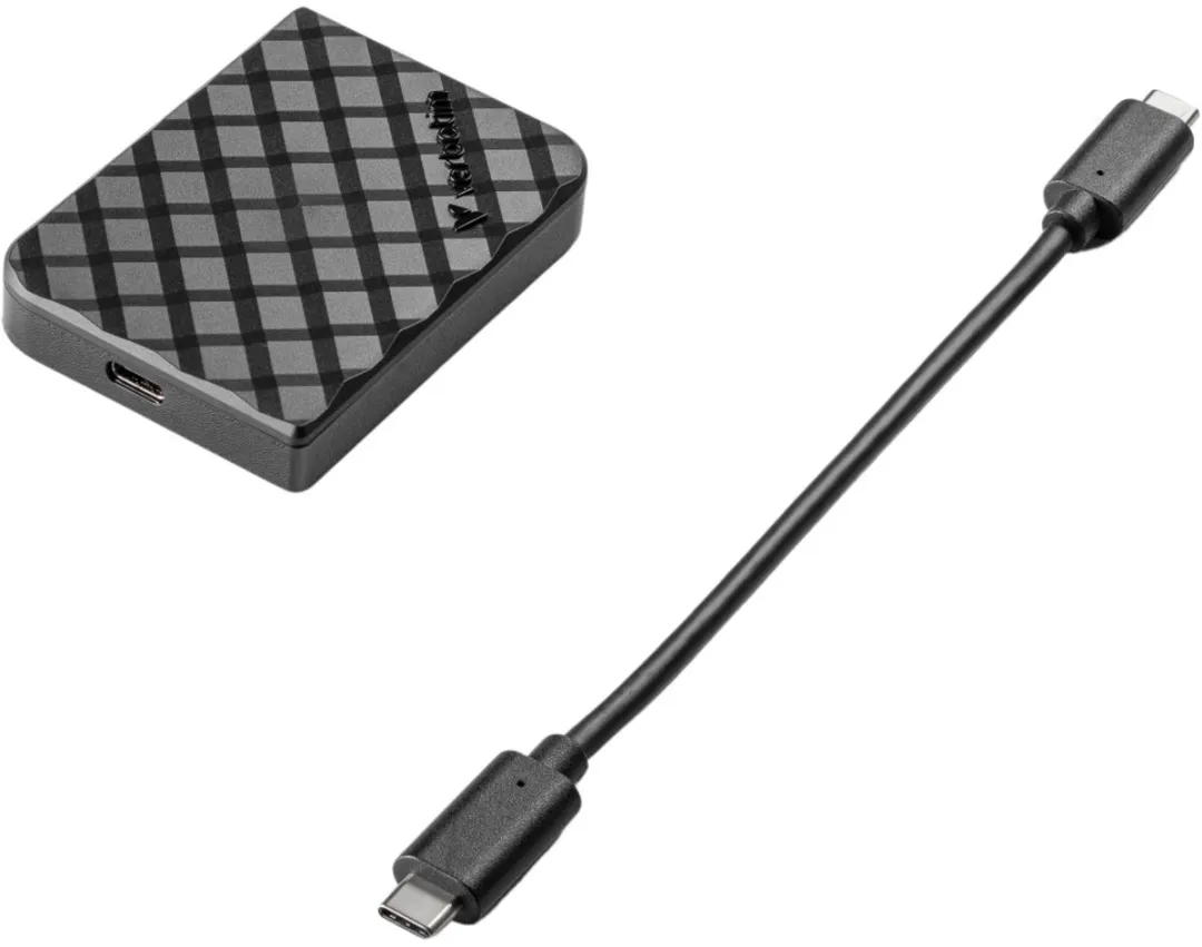 Verbatim Mini Diamond SSD 1TB USB-C 3.2 Gen - Zwart