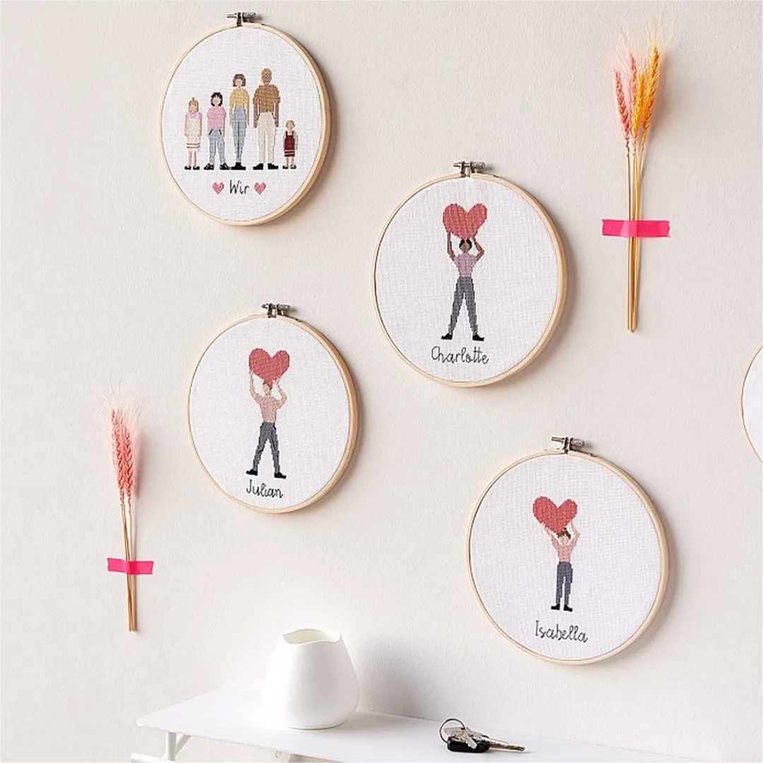 Rico Design You Rock My World Borduurpakket - Aida 16 Count
