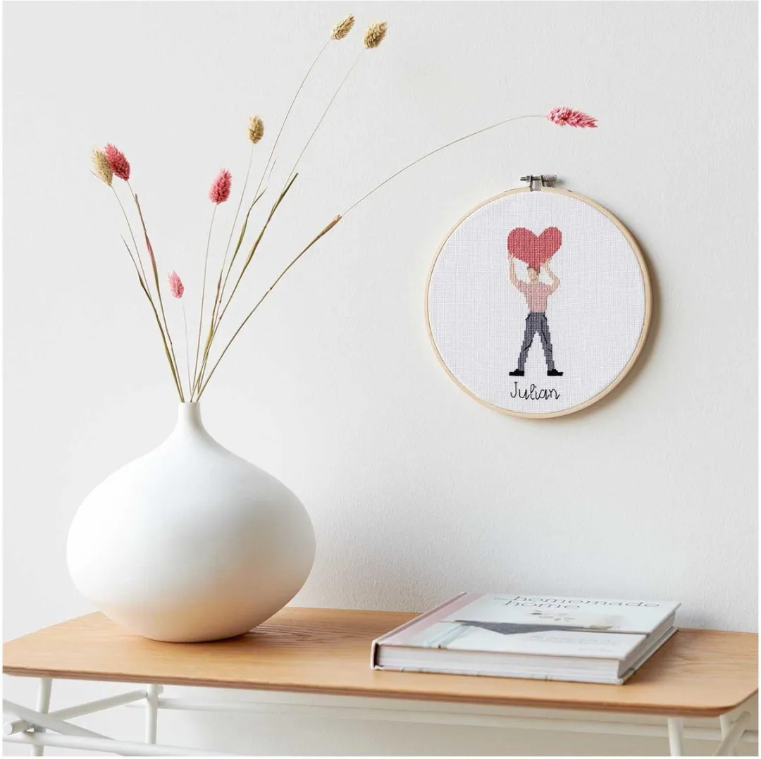 Rico Design You Rock My World Borduurpakket - Aida 16 Count