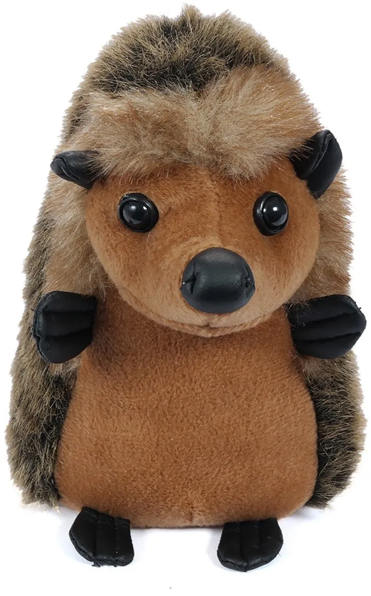 PIA Soft Toys Pluche Knuffeldier Egel 18cm - Bruin