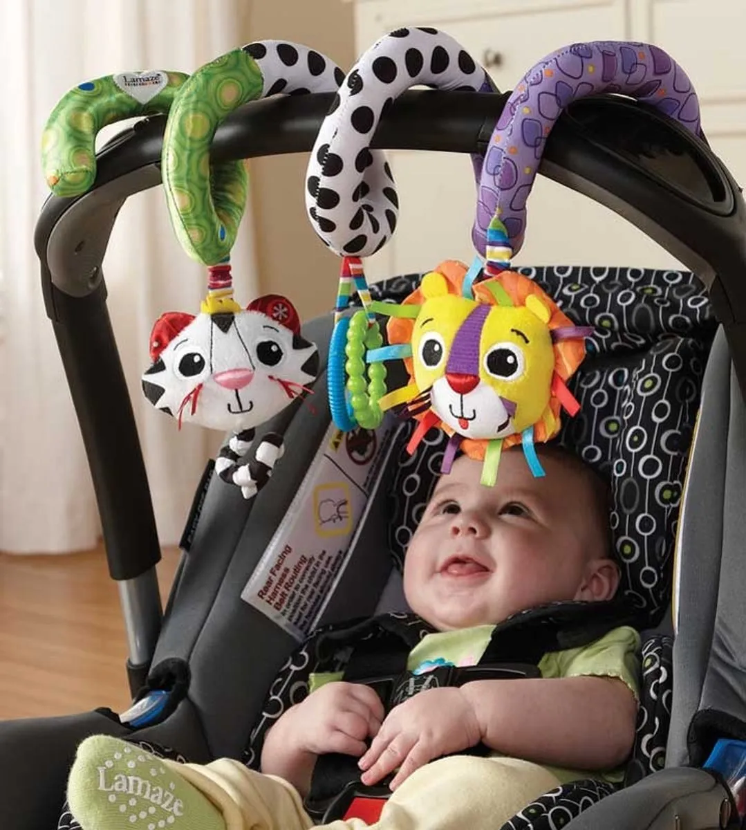 Lamaze Buigzame Activiteiten Spiraal - Grijp- en bijtspeelgoed