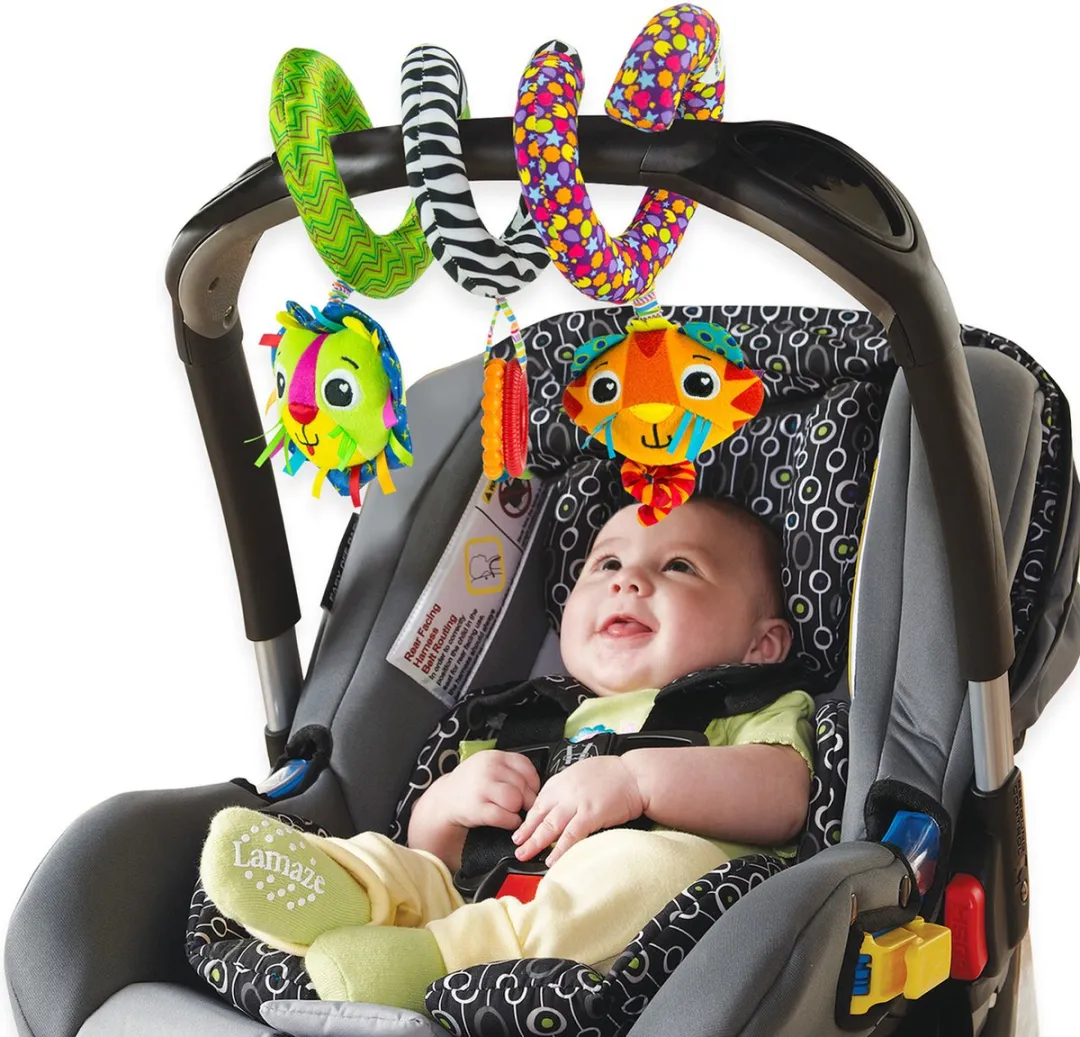 Lamaze Buigzame Activiteiten Spiraal - Grijp- en bijtspeelgoed