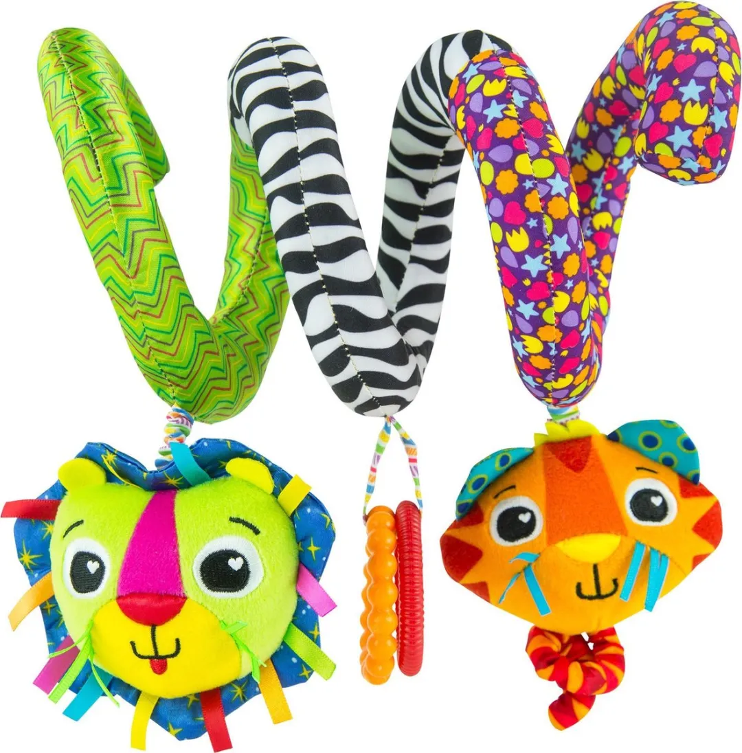 Lamaze Buigzame Activiteiten Spiraal - Grijp- en bijtspeelgoed