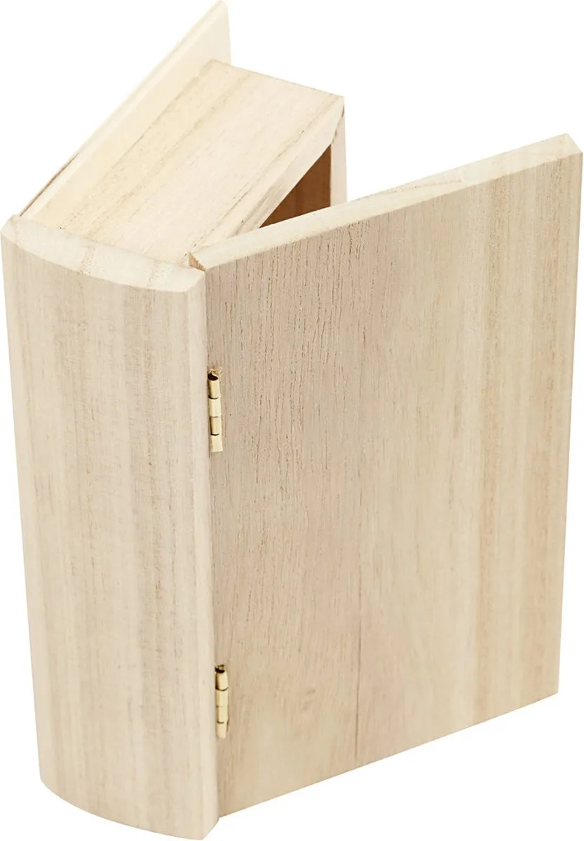 Creativ Company Grenen Boekendoos 14x9x3cm - Multicolor