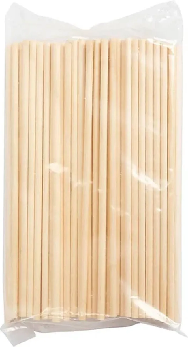 Creativ Company Knutselstokken 15cm - 100 Stuks Multicolor