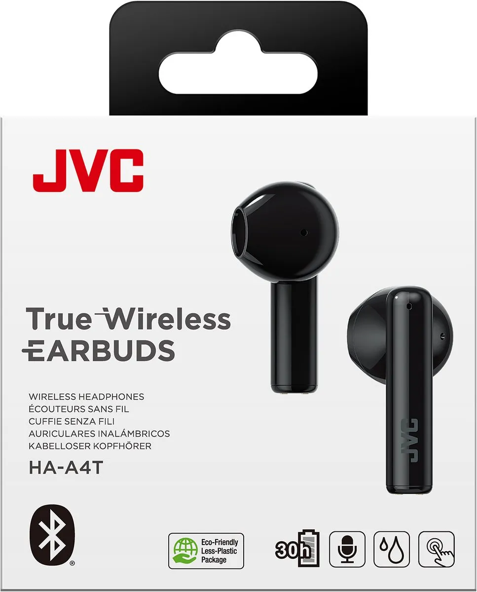JVC HA-A4T Draadloze Oordopjes - Zwart - afbeelding 6 van 6