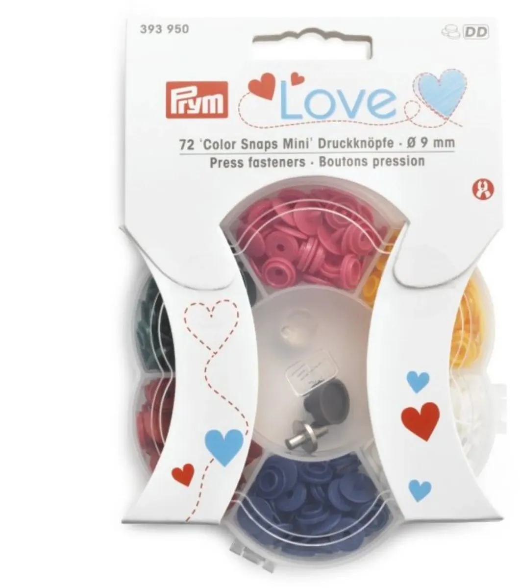 Prym Love Color Snaps Mini DK Drukknopen 9mm - Uni
