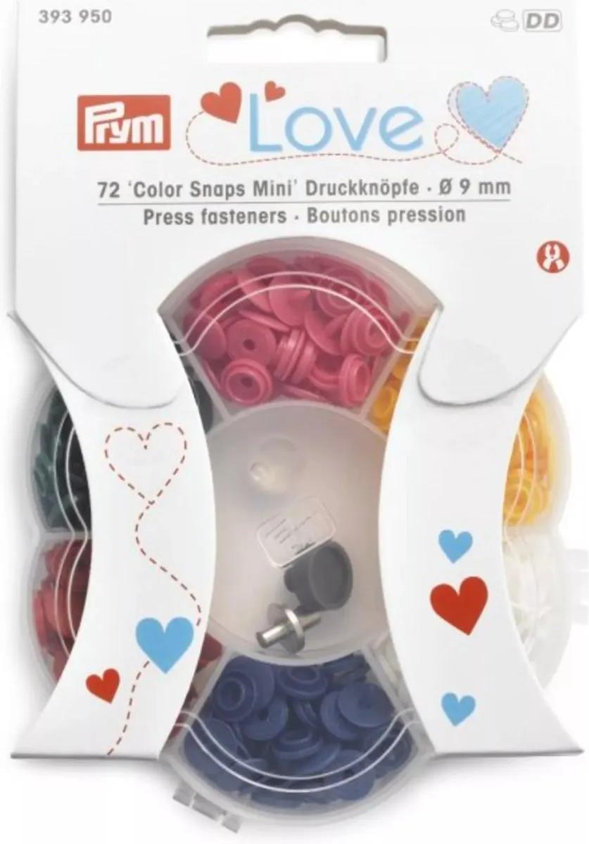 Prym Love Color Snaps Mini DK Drukknopen 9mm - Uni