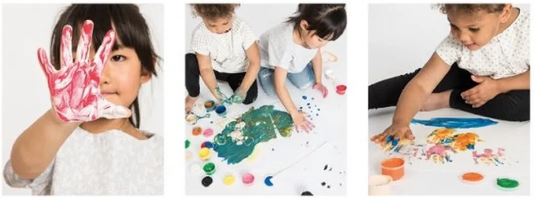 Rico Design Fingerfarben-Set 6x35ml