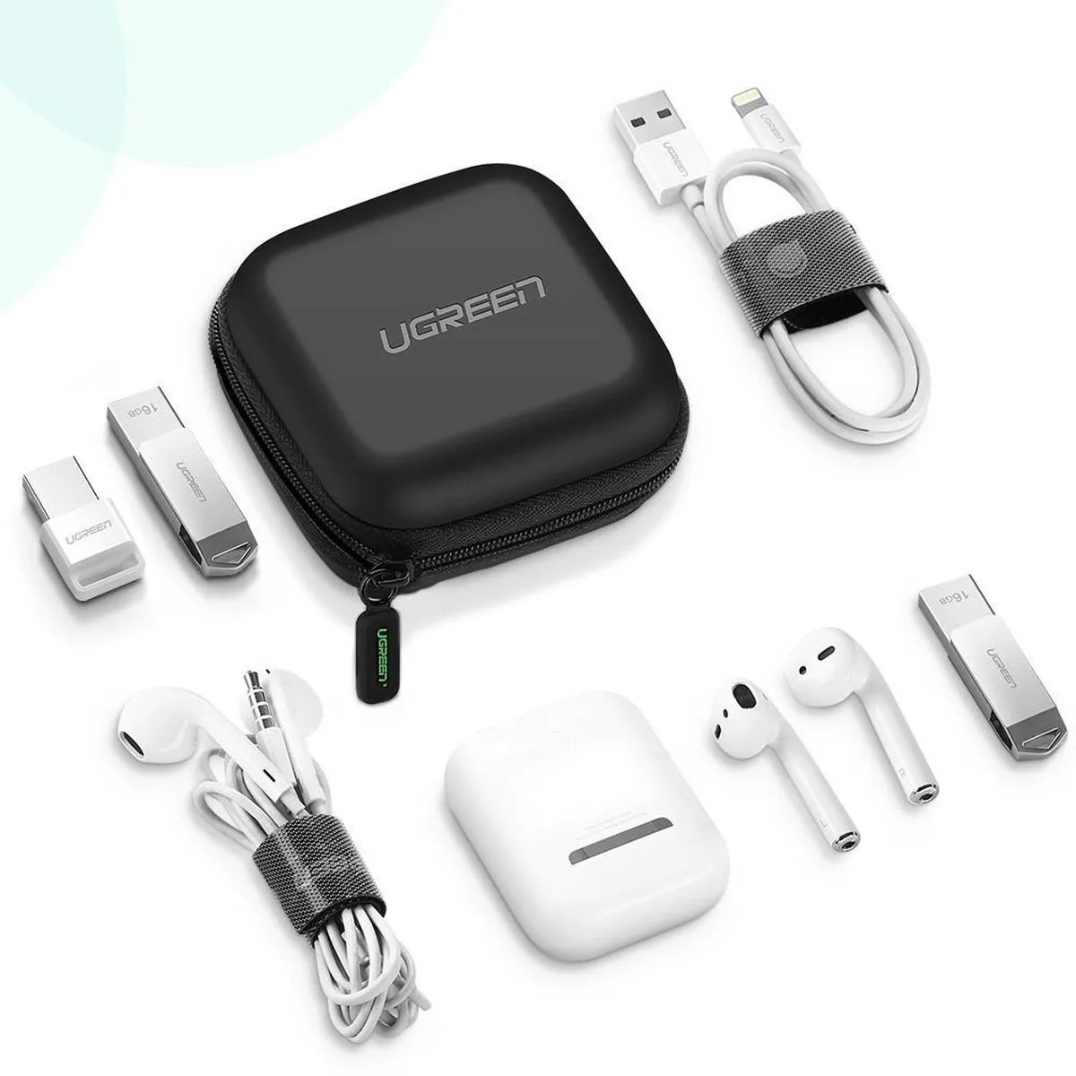 UGREEN Universele Koptelefoon Oplaadcase Hoes voor AirPods/Buds
