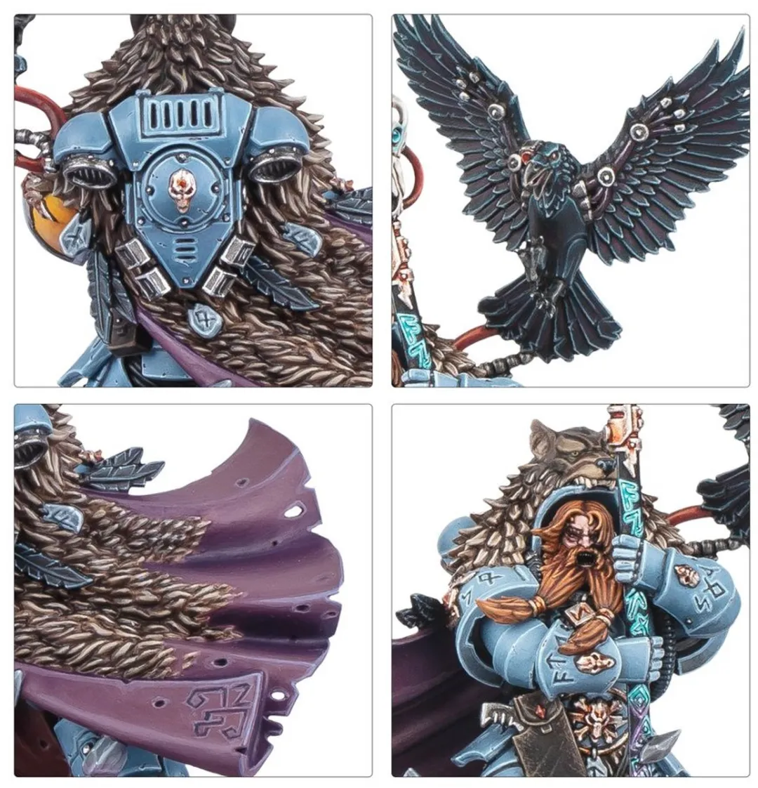 Games Workshop Space Wolves Njal Stormcaller - 19 Onderdelen
