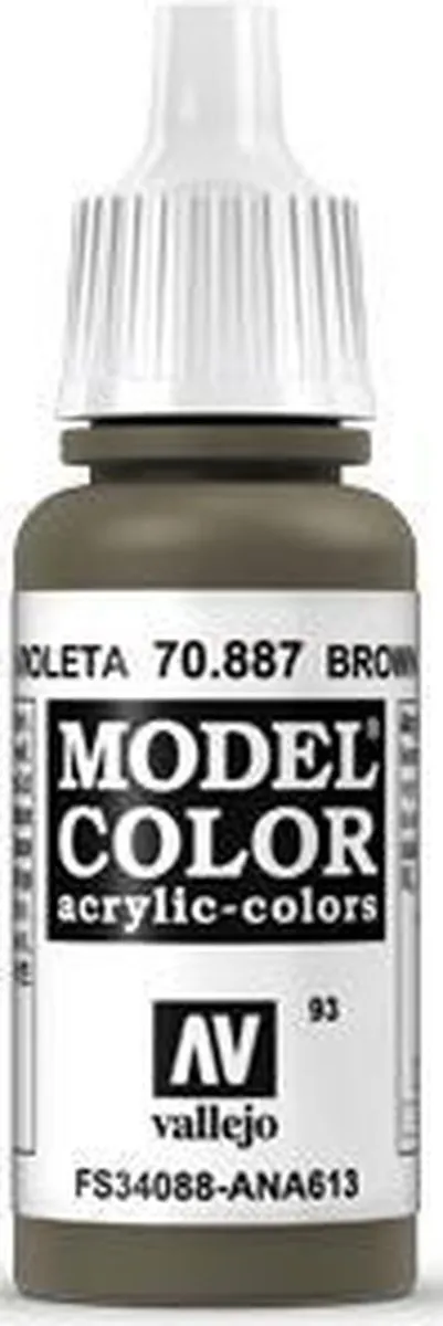 Vallejo Model Color US Olive Drab Acrylverf 17ml