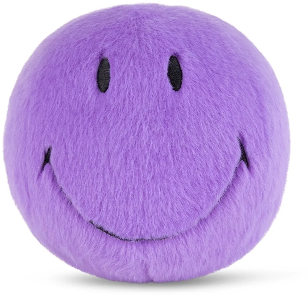 Smiley Fuzzy Bright Purple 13 cm - ECO