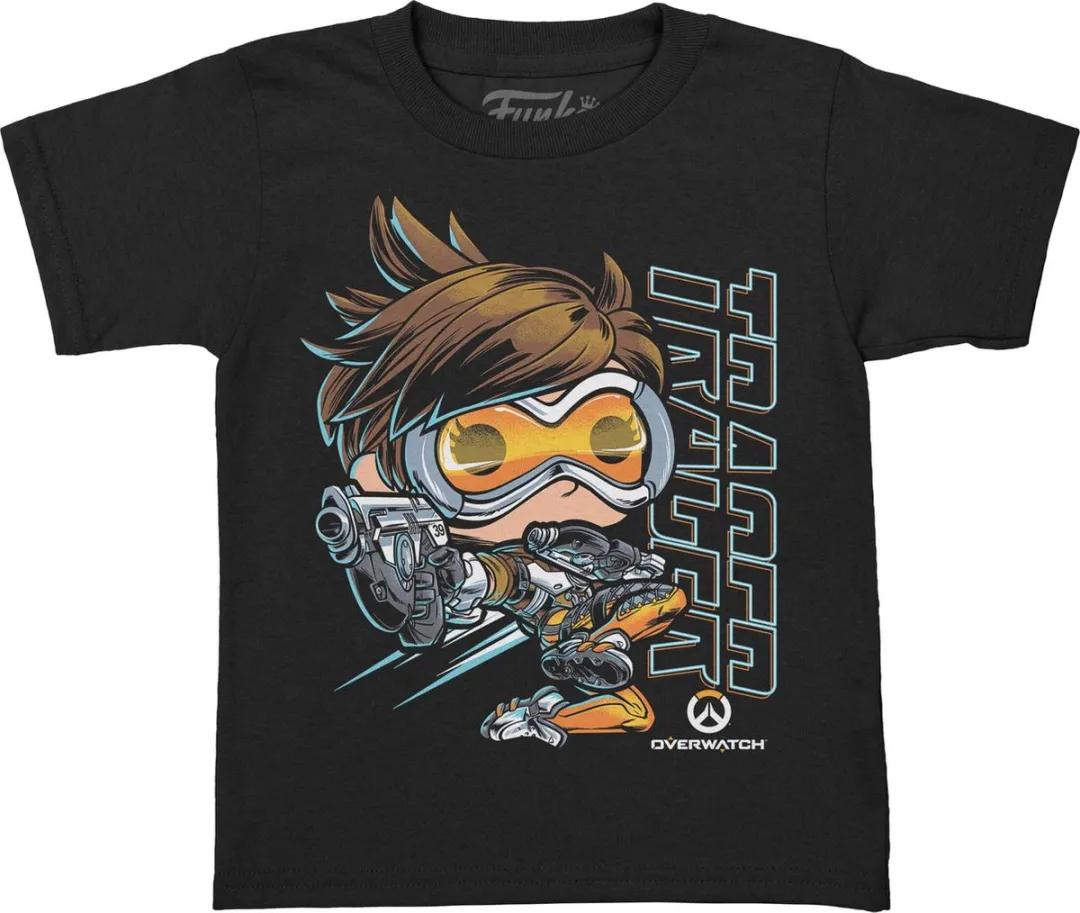 Funko Overwatch Pocket POP Tracer + Tee - Zwart