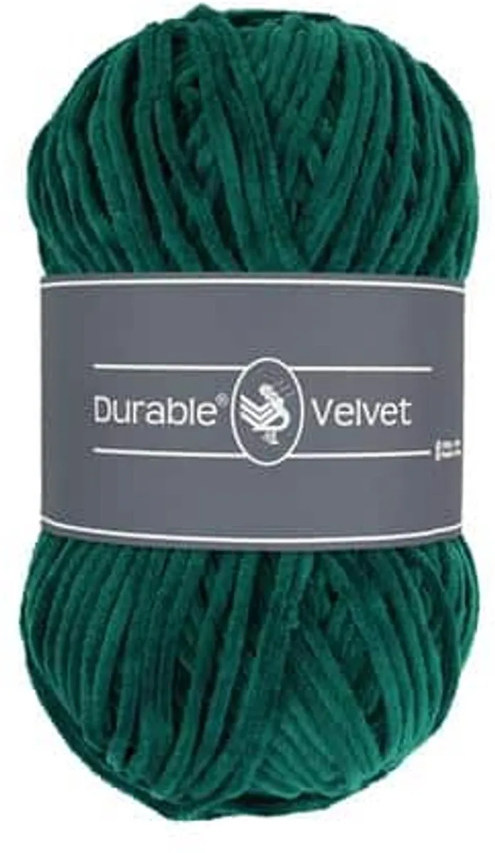 Durable Velvet Chenille Garen 2150 Forest Green