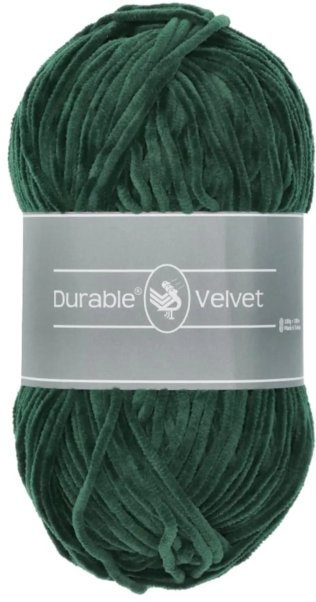 Durable Velvet Chenille Garen 2150 Forest Green