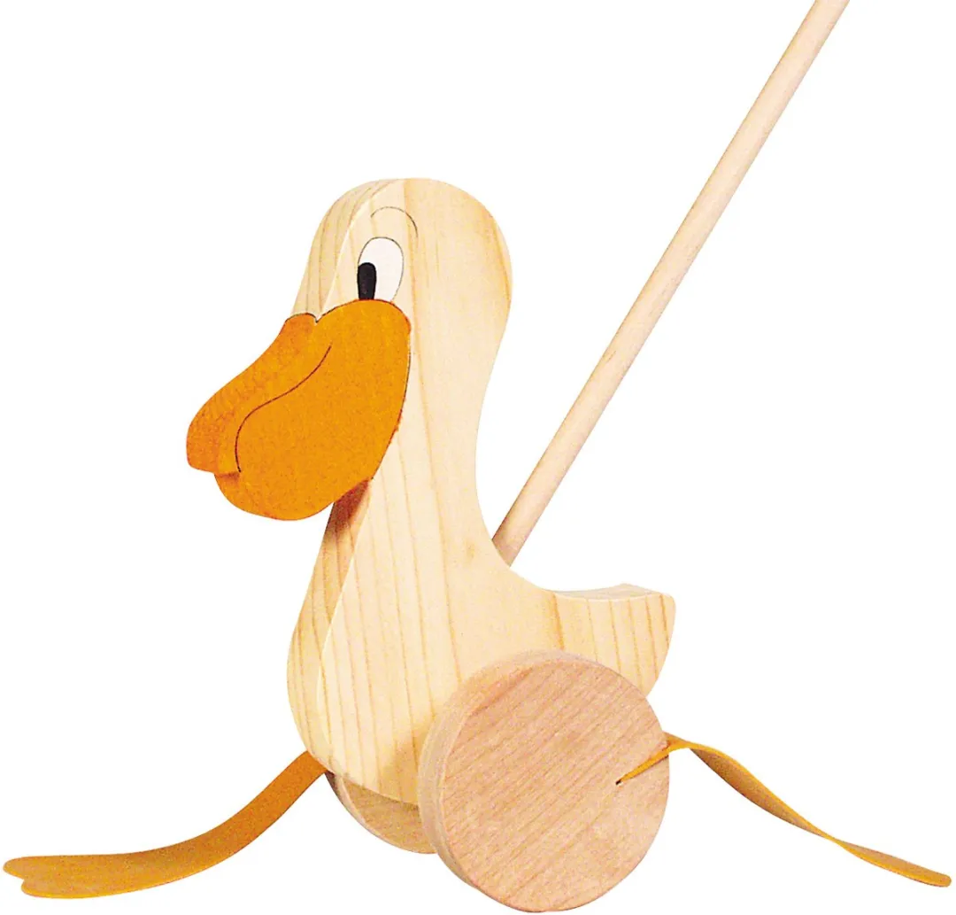 Goki Stokroller Pelikaan H21cm - Bruin