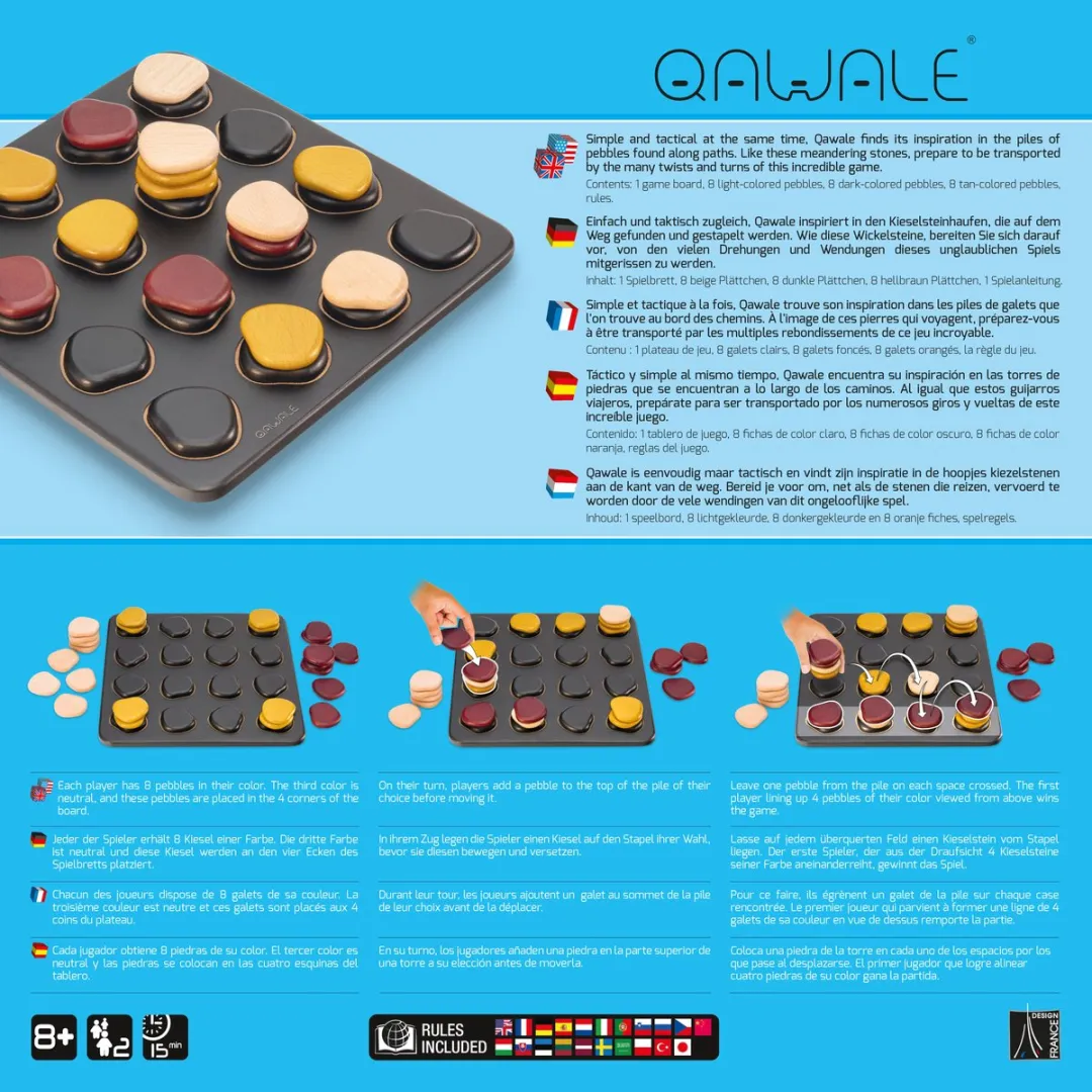 Gigamic Qawale - Bordspel voor 2 Spelers