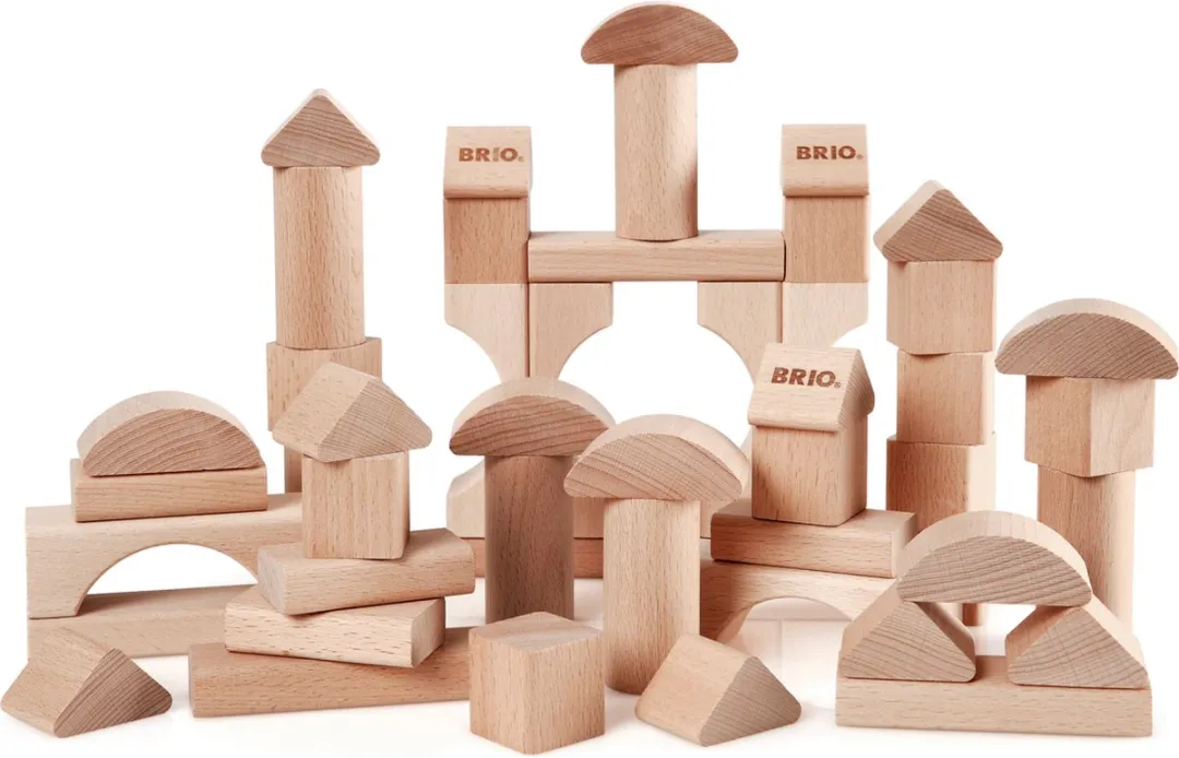 BRIO Blokkenset 30113 - 50-delig Multicolor