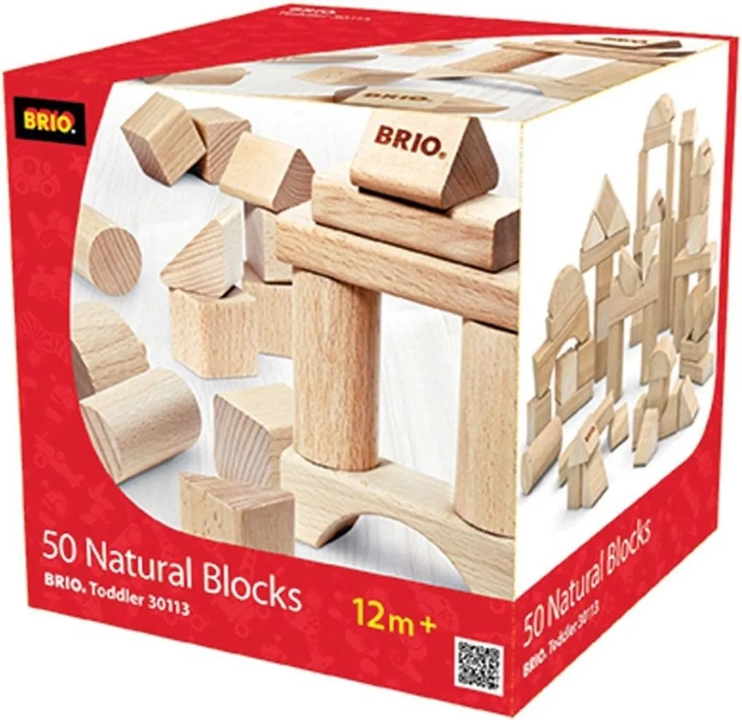 BRIO Blokkenset 30113 - 50-delig Multicolor