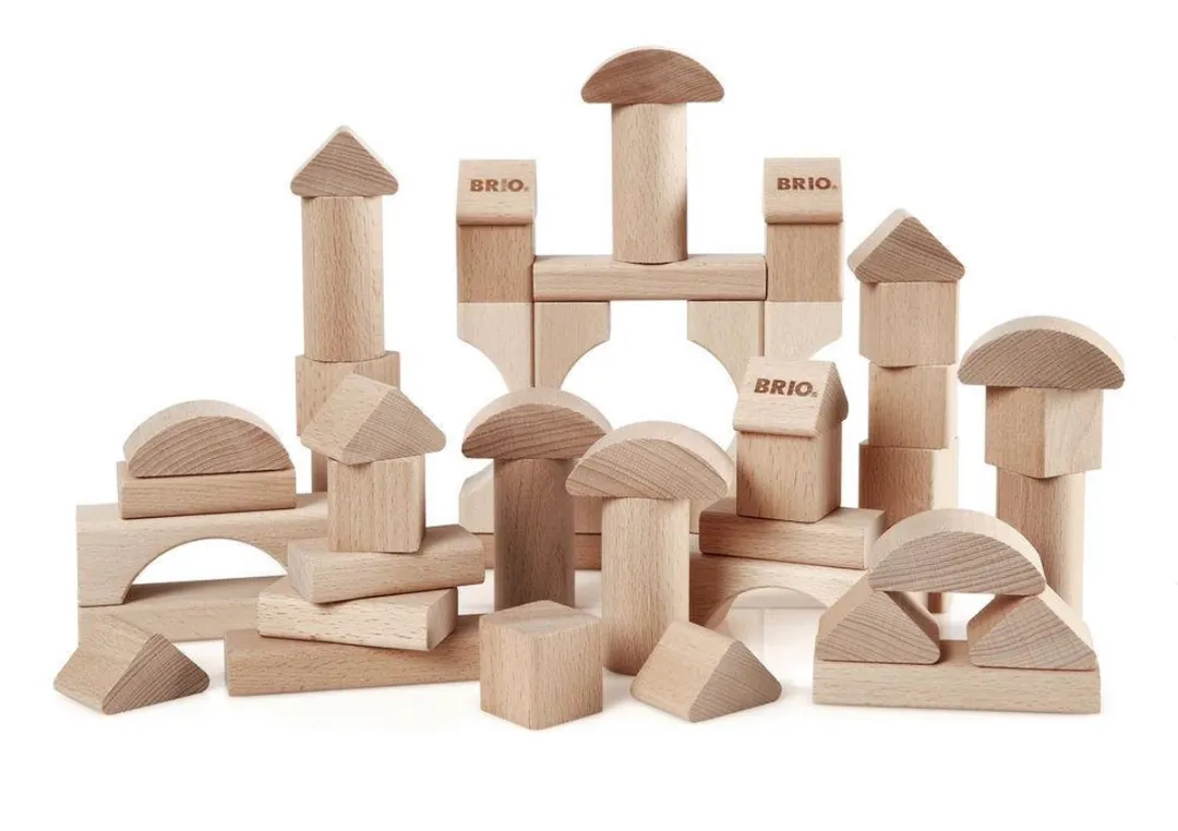 BRIO Blokkenset 30113 - 50-delig Multicolor