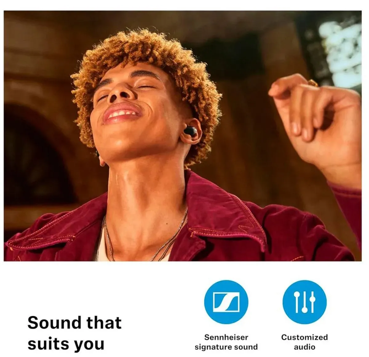 Sennheiser Accentum True Wireless ACCENTUM 700263 - Noise Cancelling - 28u - Wit